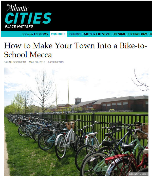 Screen shot of May 8, 2013 The Atlantic Cities article