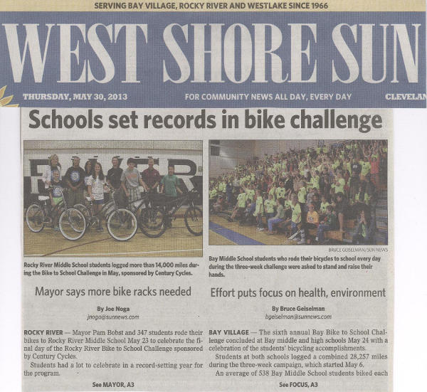 Scan of May 30, 2013 West Shore Sun article (part 1)
