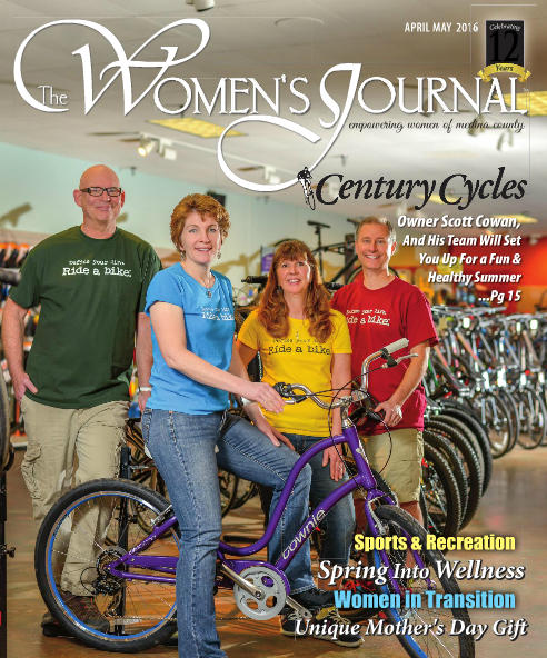 Cover of the April/May 2016 issue of The Medina County Women's Journal