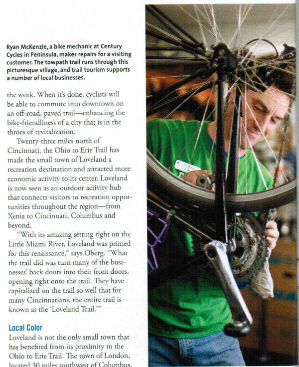 Century Cycles mechanic Ryan McKenzie in Peninsula